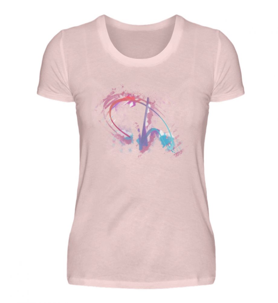 Painted D-Shirt - Damen Premiumshirt-5949